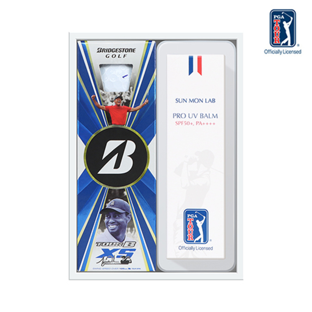 [레시피 PGA TOUR] 선몬랩 프로 UV밤 + 브릿지스톤 타이거우즈 골프공3구