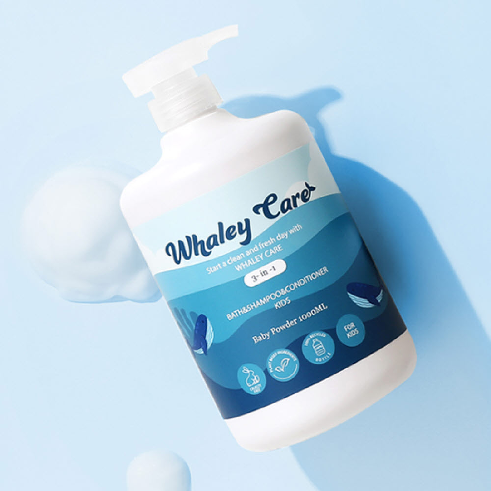 웨일리케어 올인원 워시 앤 샴푸 본품 1000ml