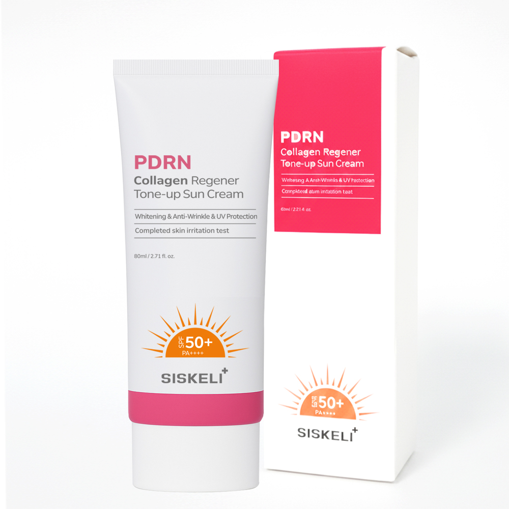 [시스켈리] PDRN 콜라겐 리제너 톤업 선크림 SPF50+ PA++++ 80ml