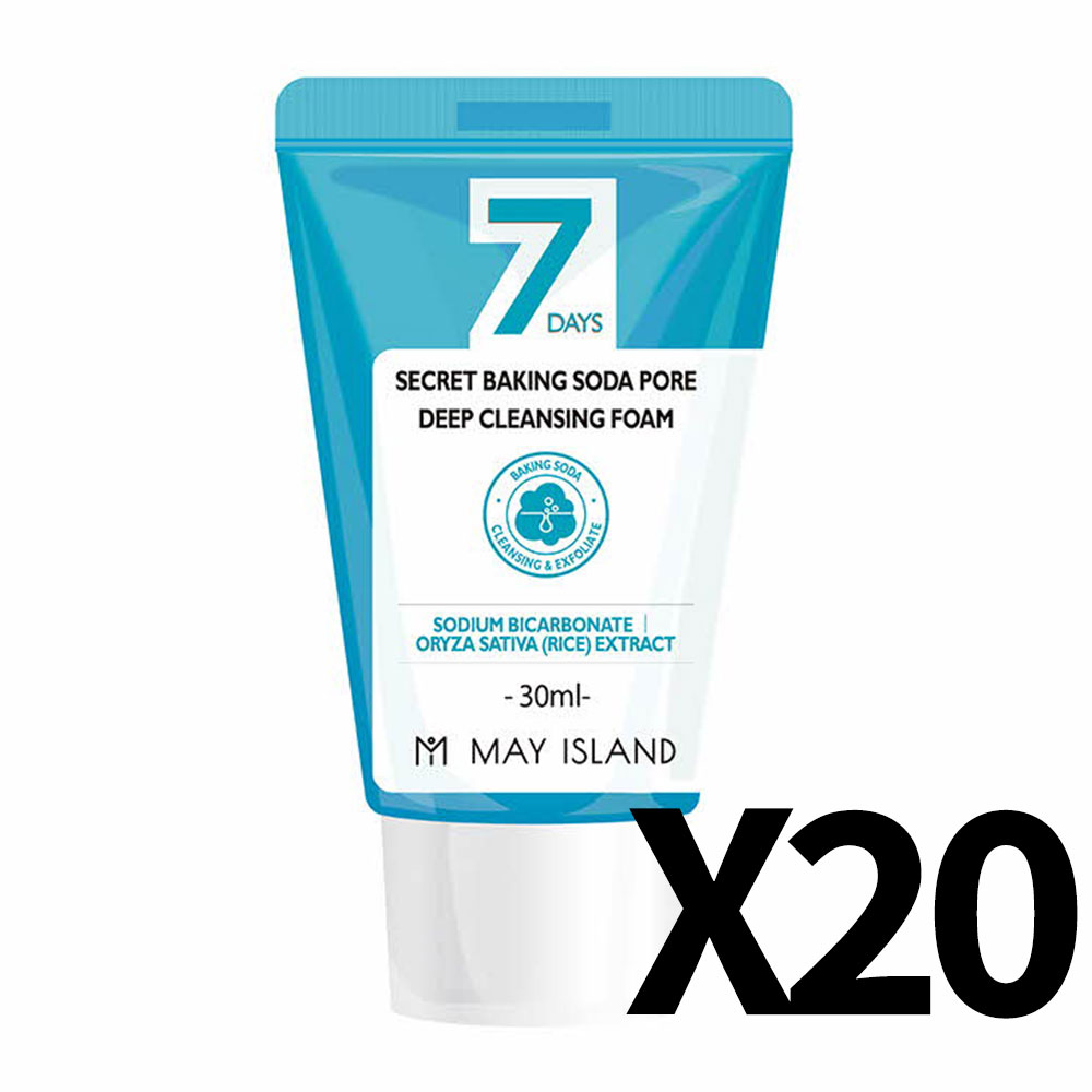 [메이아일랜드] 7 시크릿 베이킹 소다 모공 딥 클렌징 폼 30ml 20개