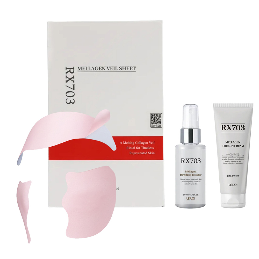 콜라겐 녹는 마스크팩 RX703 멜라젠 어드밴스 에디션 /동안,탄력,윤광/쇼핑백