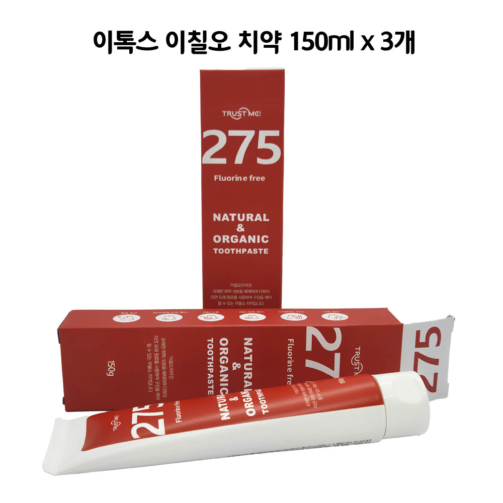 이톡스 이칠오 치약 150ml x 3개/염증탁월,잇몸튼튼,구취제거
