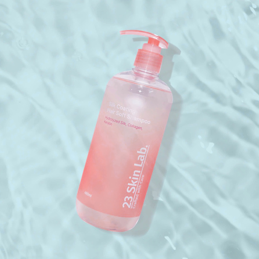 [23 Skin Lab.] 실크 코팅 헤어 소프트 샴푸 480ml