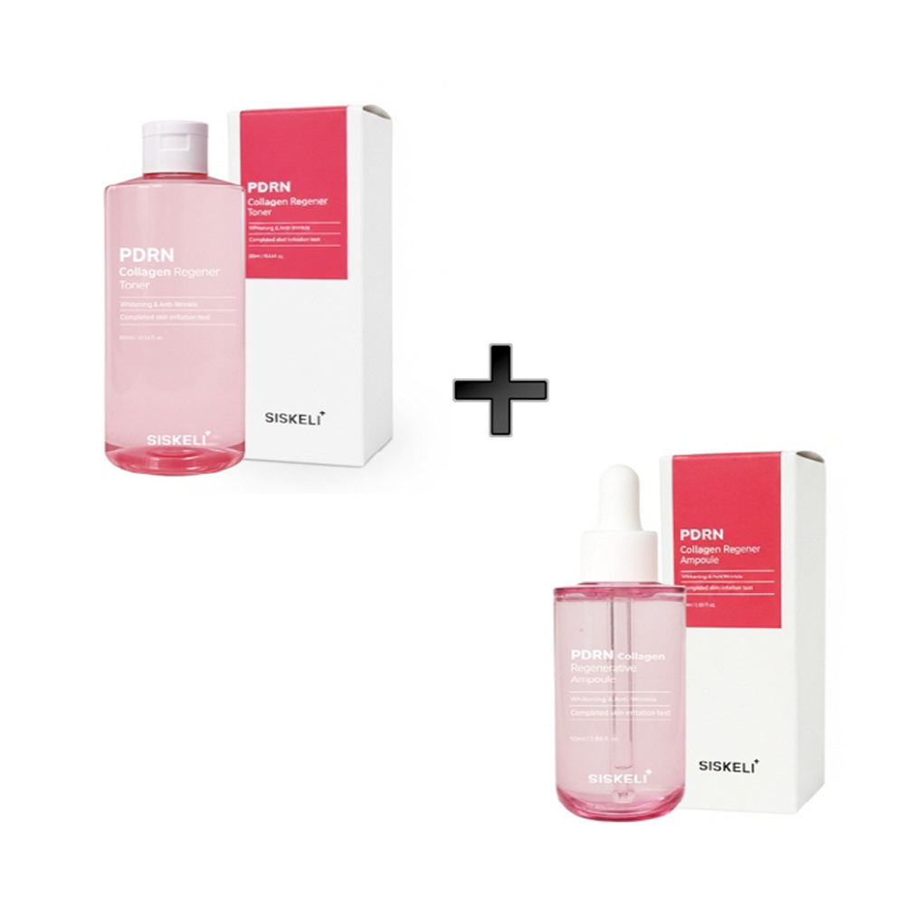 [시스켈리] PDRN 콜라겐 리제너 토너300ml+앰플50ml