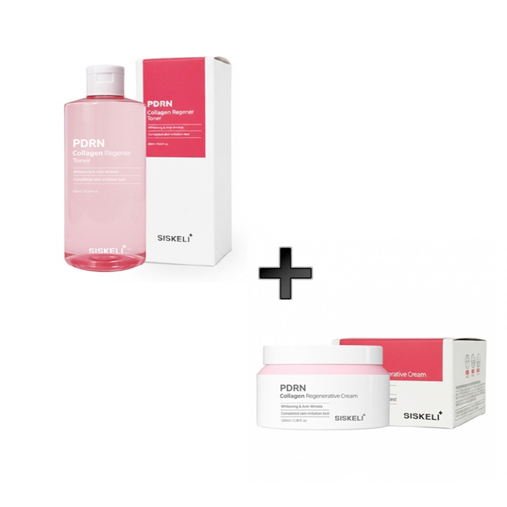 [시스켈리] PDRN 콜라겐 리제너 토너300ml+크림100ml