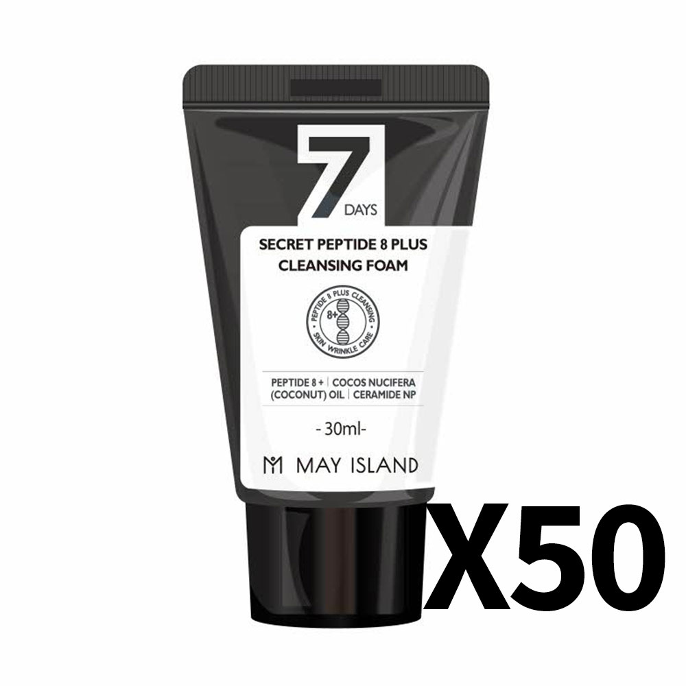 [메이아일랜드] 7 시크릿 펩타이드 8+ 클렌징 폼 30ml 50개