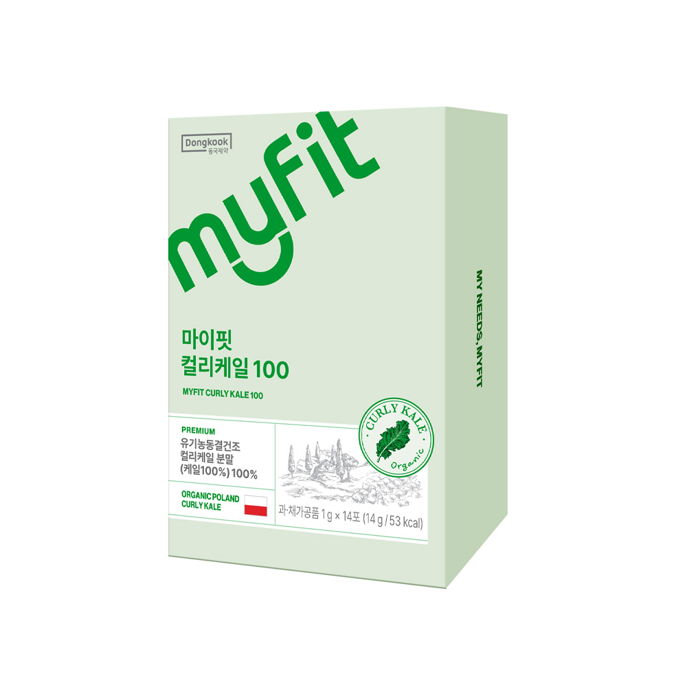 [동국제약] 마이핏 유기농 컬리케일 100 14포