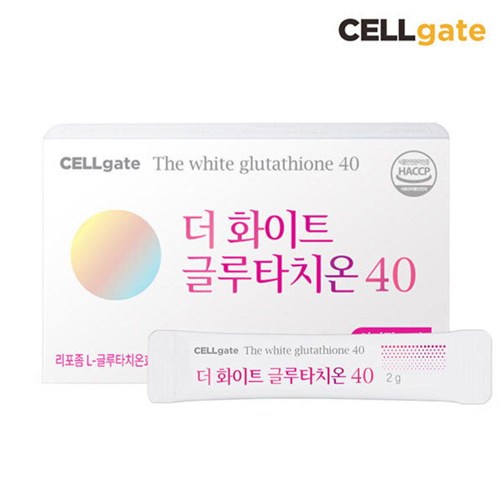 [셀게이트] 더화이트 글루타치온40 분말형 인지질코팅 2g x 30포