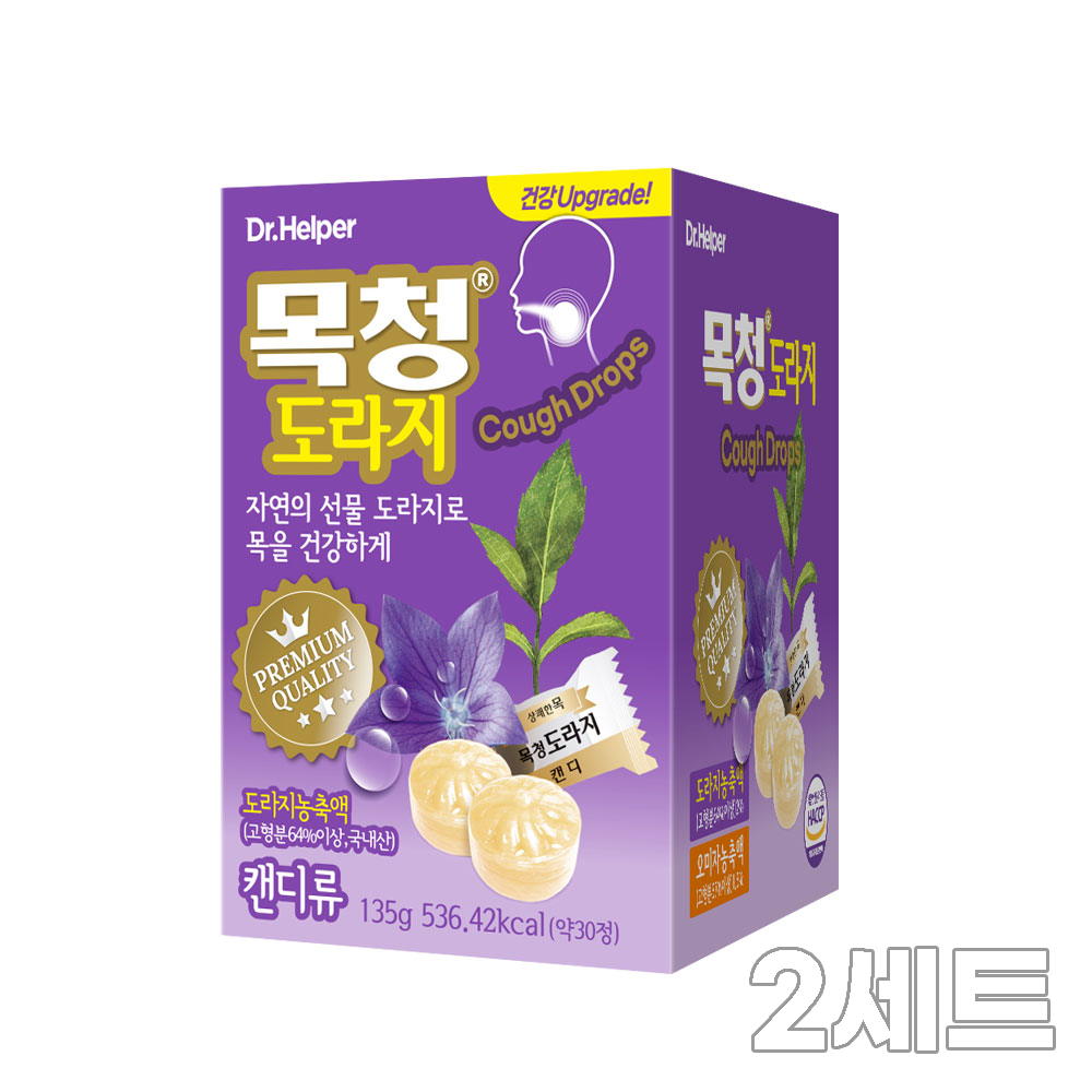 [닥터헬퍼] 목청 도라지 30정, 2세트