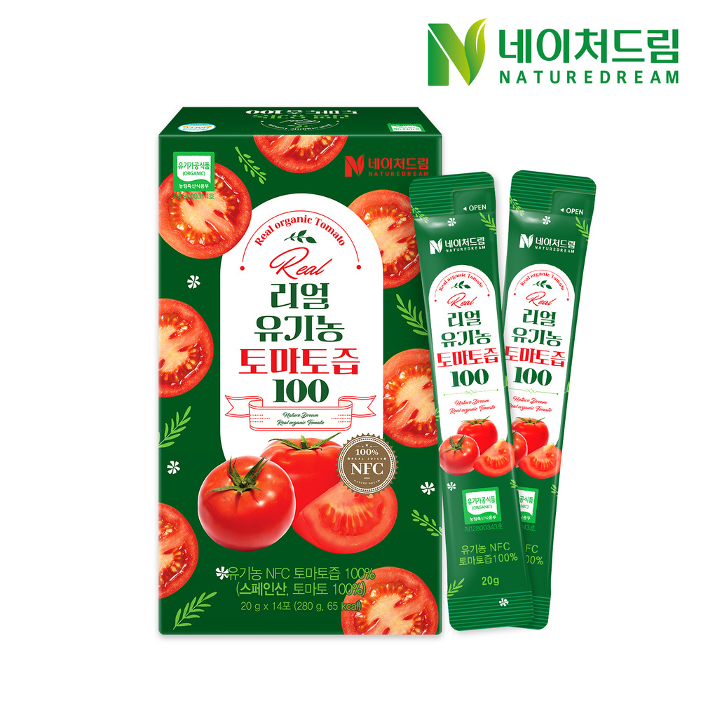 네이처드림 리얼 유기농 토마토즙 100 20g 14포