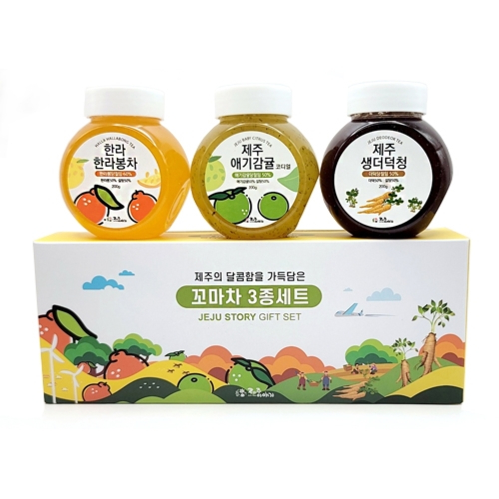 [제주하우스마켓] 꼬마차류3종세트(한/애/더) 200g*3ea