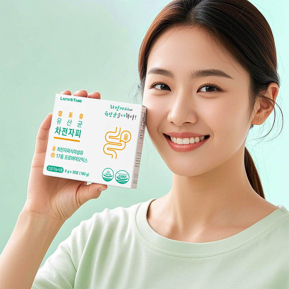 [락토테미] 장포유 유산균 차전자피*3개 묶음