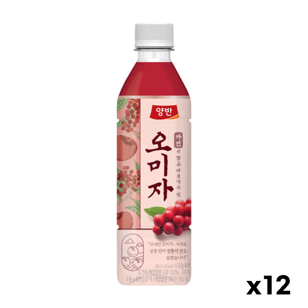 [동원] 양반 오미자 500mL x 12병