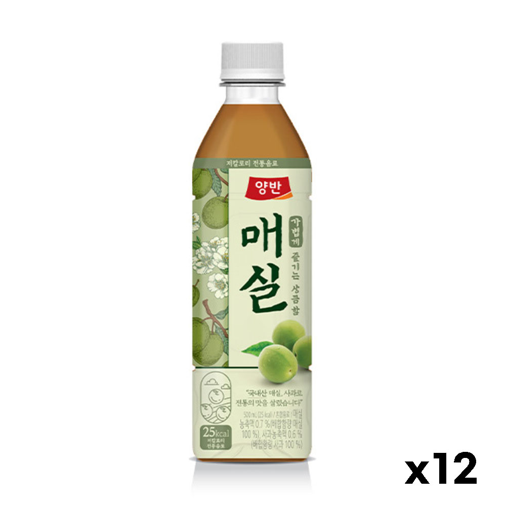 [동원] 양반 매실 500mL x 12병