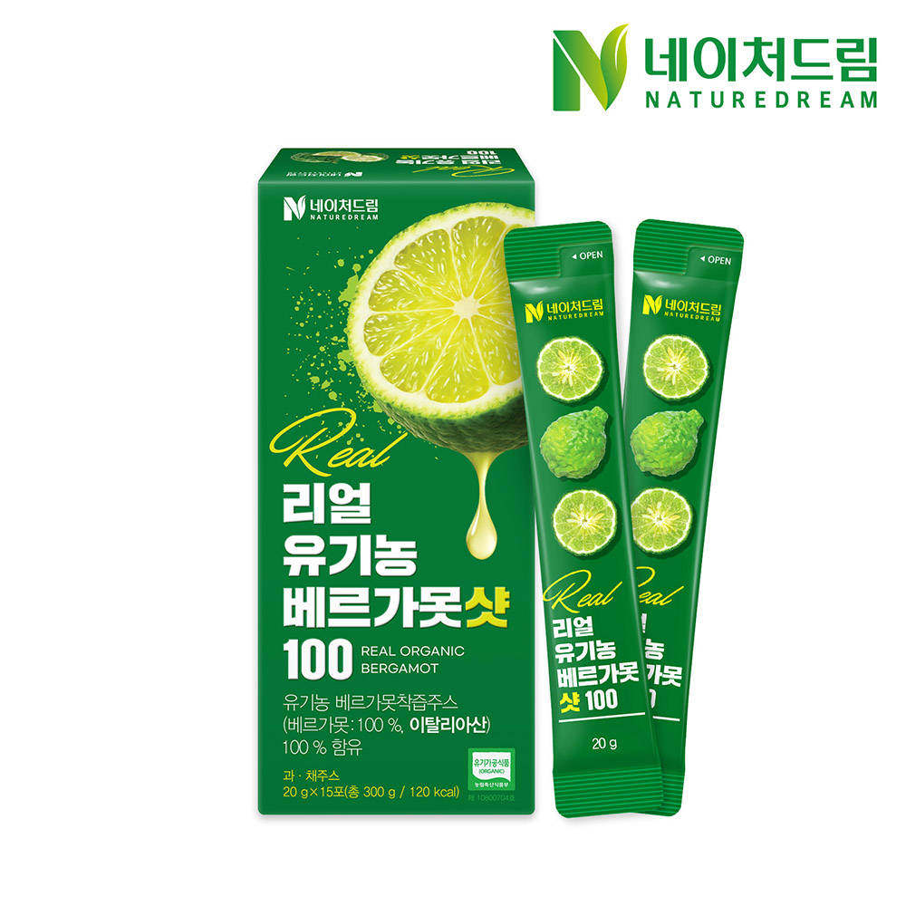 네이처드림 리얼 유기농 베르가못샷 100 20g X 15포 1박스
