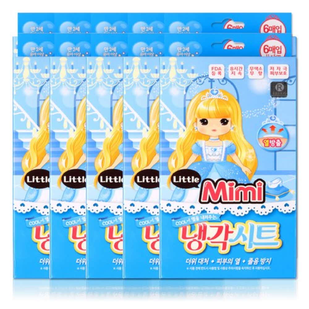 리틀미미 열냉각시트 6매입 x 10개