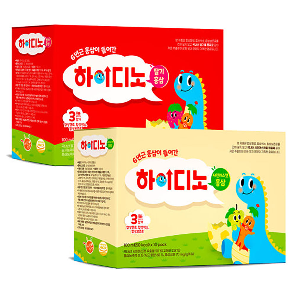 [아람]하이디노 홍삼음료 100ml x 10팩