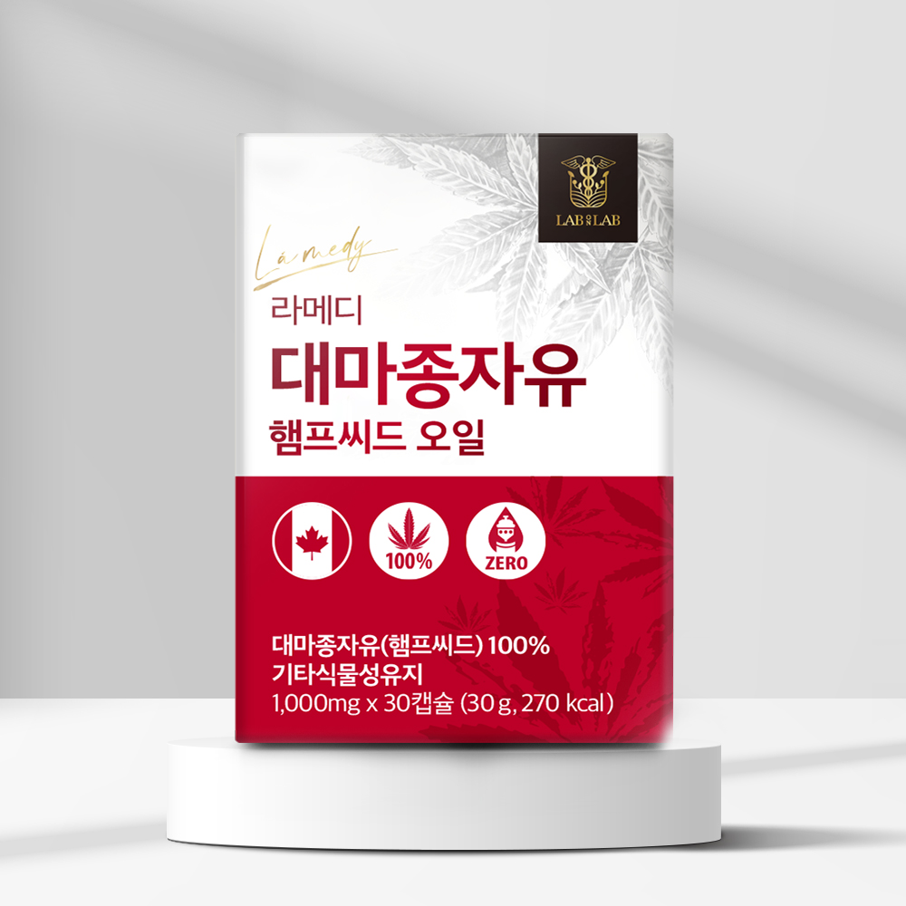 랩온랩 대마종자유 햄프씨드 오일 30g(30정)