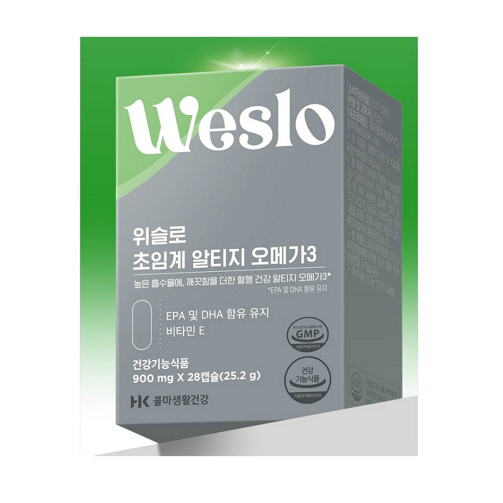 콜마생활건강 위슬로 초임계 알티지 오메가3