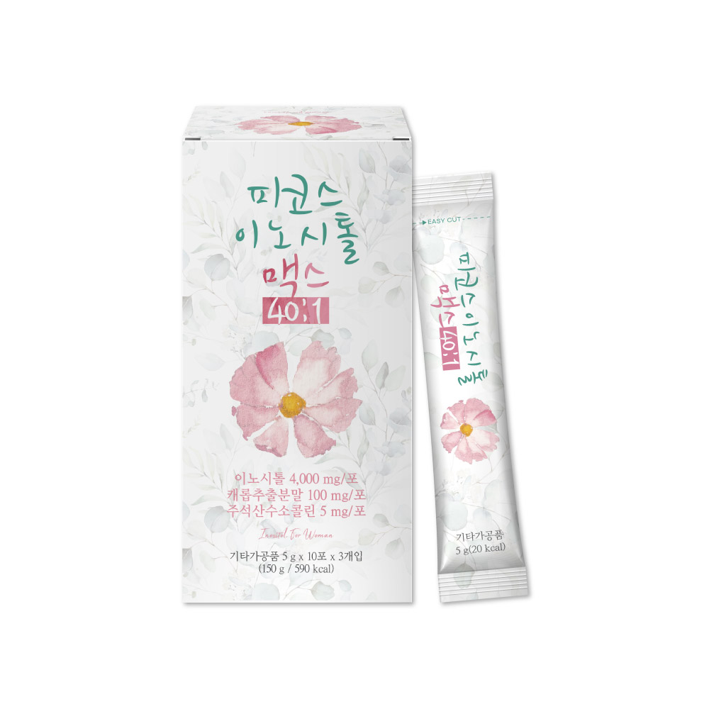 [지엠팜] 미오 콜린 피코스 이노시톨 맥스 40:1 1개월분 (5g*10포*3개입(150g))