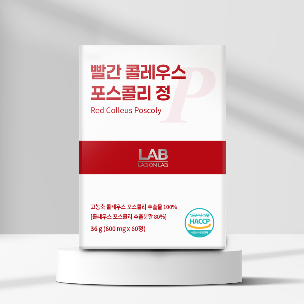 랩온랩 더레드 콜레우스 포스콜리 36g(60정)