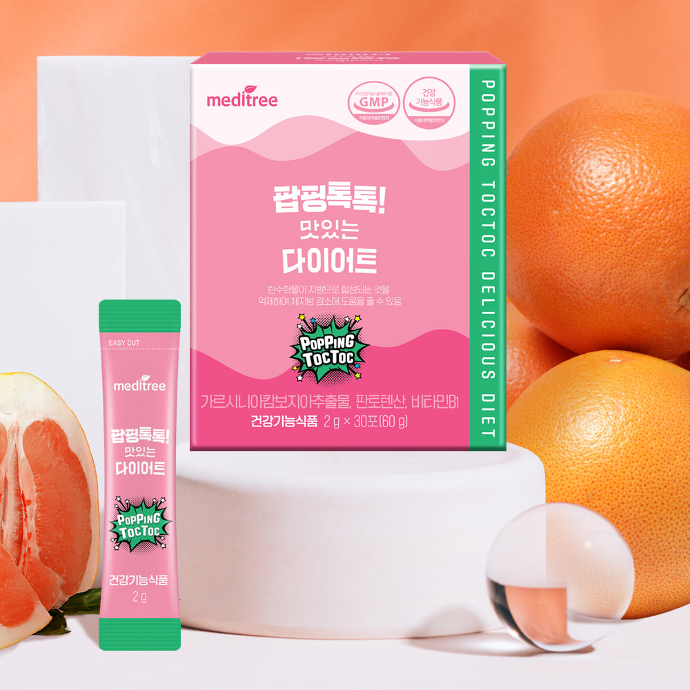 [메디트리] 팝핑톡톡 맛있는 다이어트 2g 30포 X 1박스