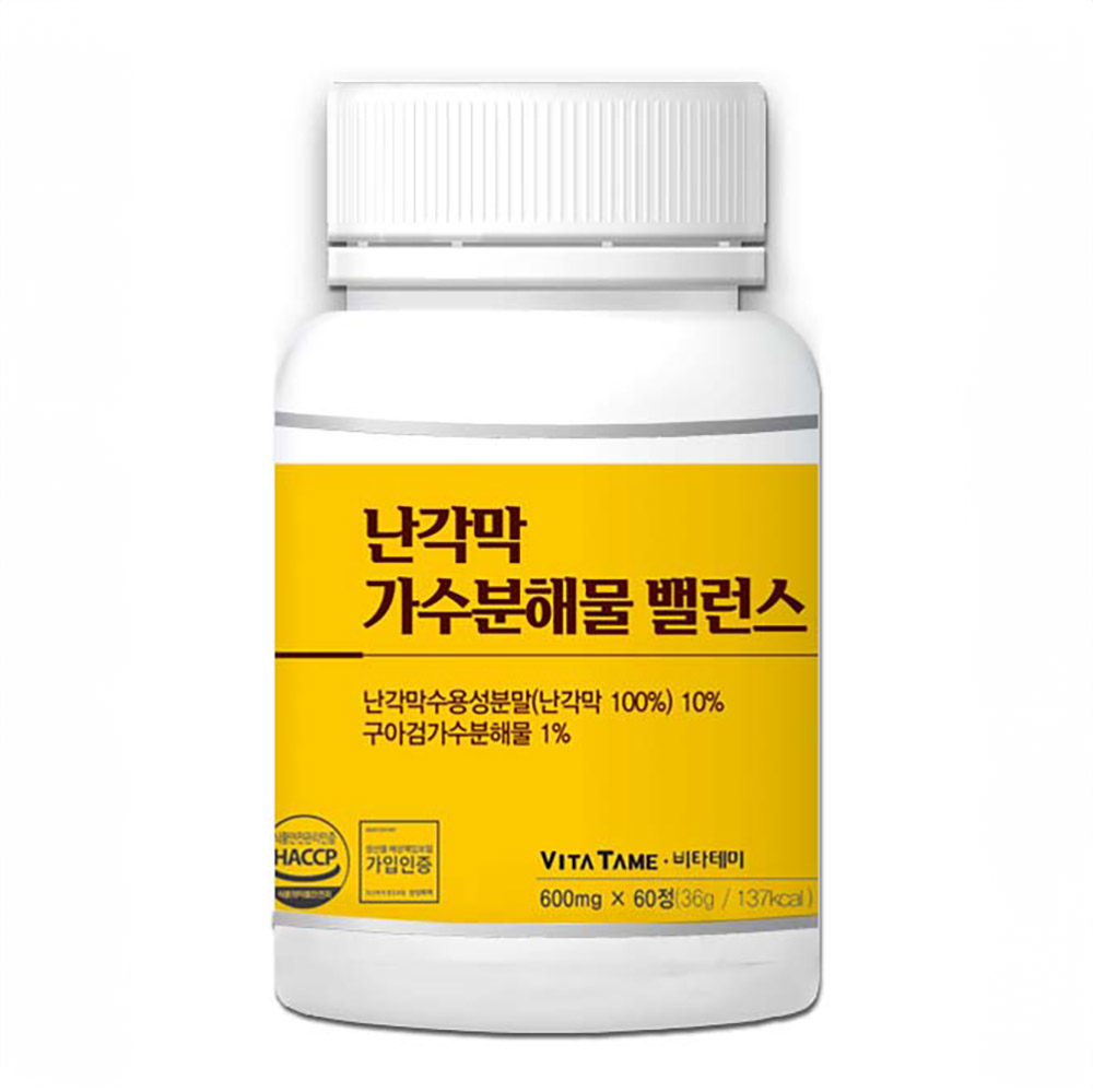 비타테미 난각막 가수분해물 밸런스 600mg x 60정