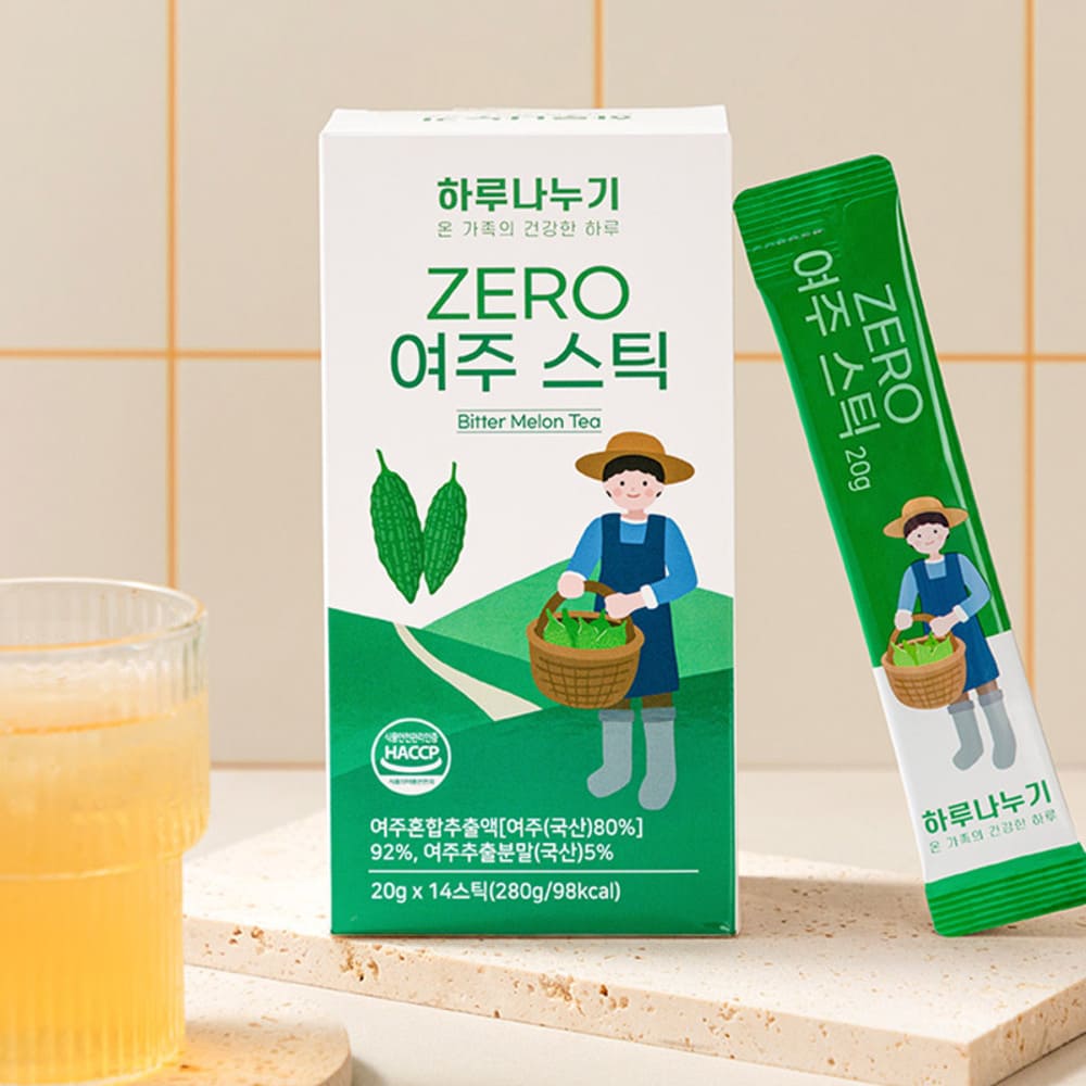 하루나누기 ZERO 여주스틱 20g 14포 (당류0%)