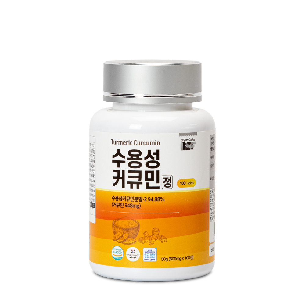 [백세식품] 수용성 커큐민정 500mg × 100정 항산화·면역력