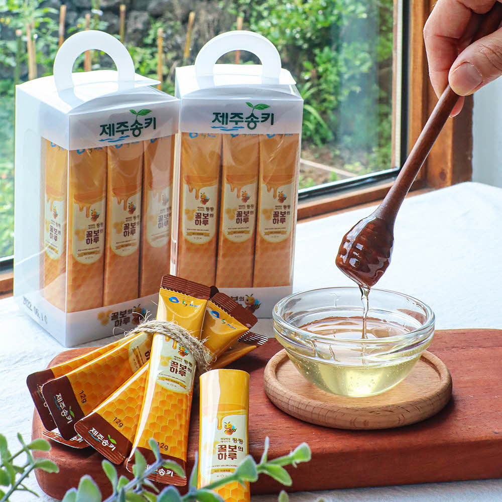 야생화 벌꿀 제주 꿀보의하루 12g x 20스틱