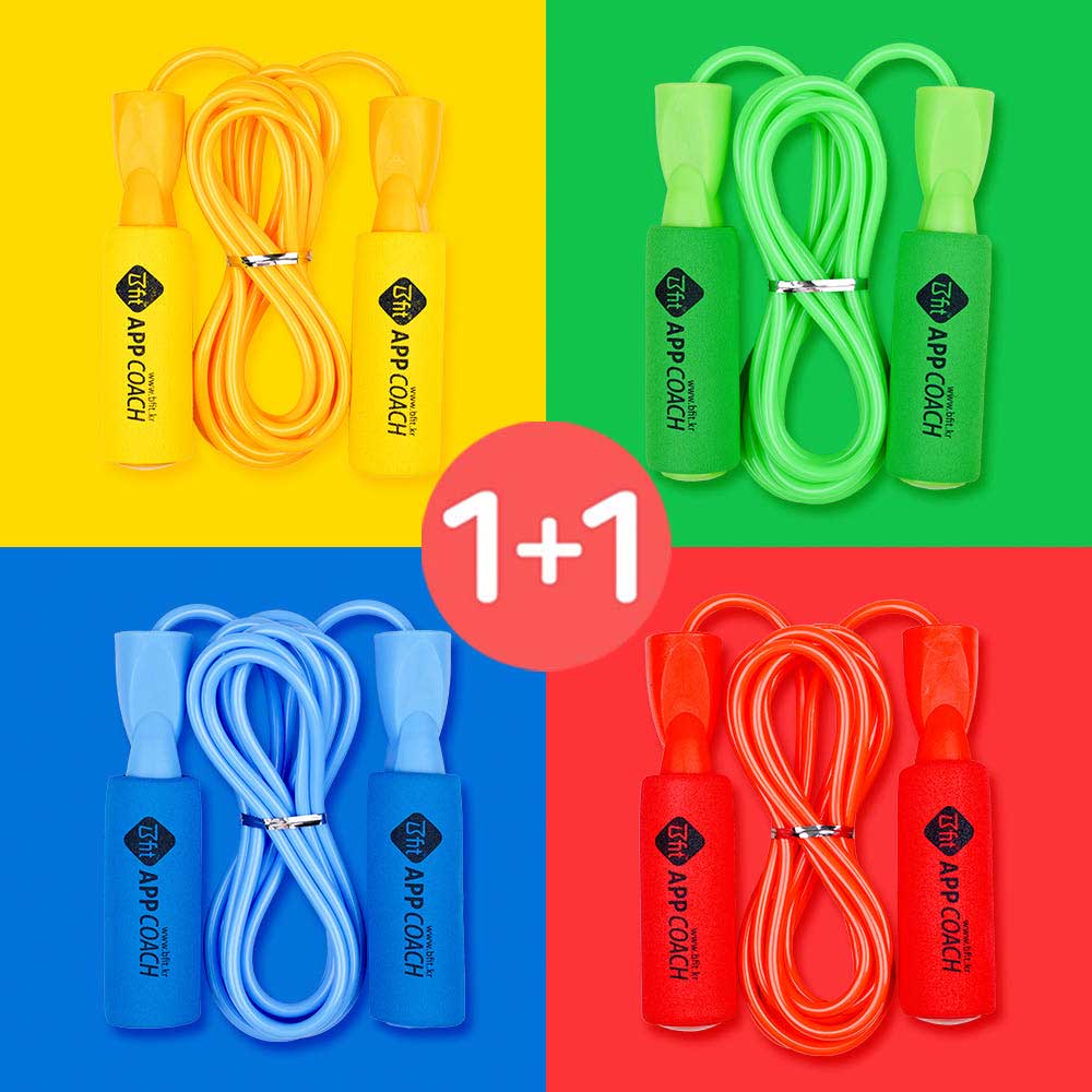 비핏 1+1 전신다이어트 유산소운동 유아 어린이 성인용 줄넘기 4종 택1