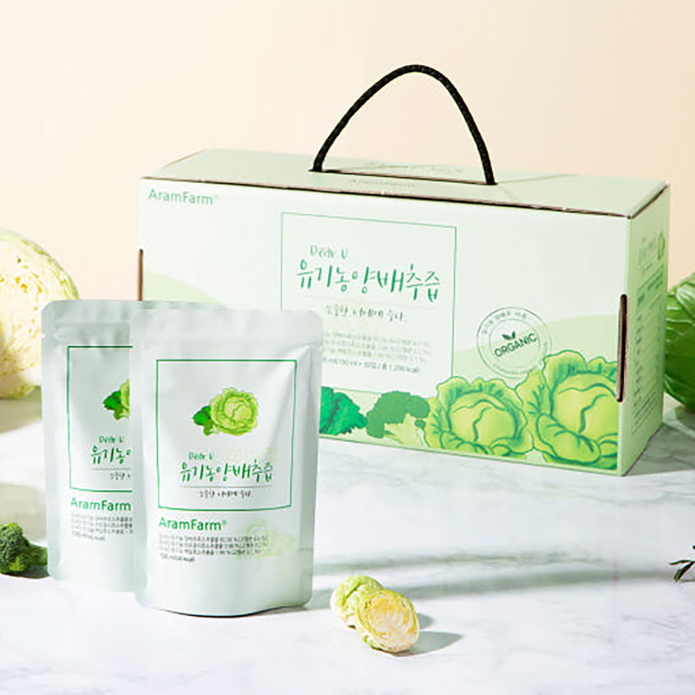 [아람]DearU 유기농 양배추즙 100ml x 30팩