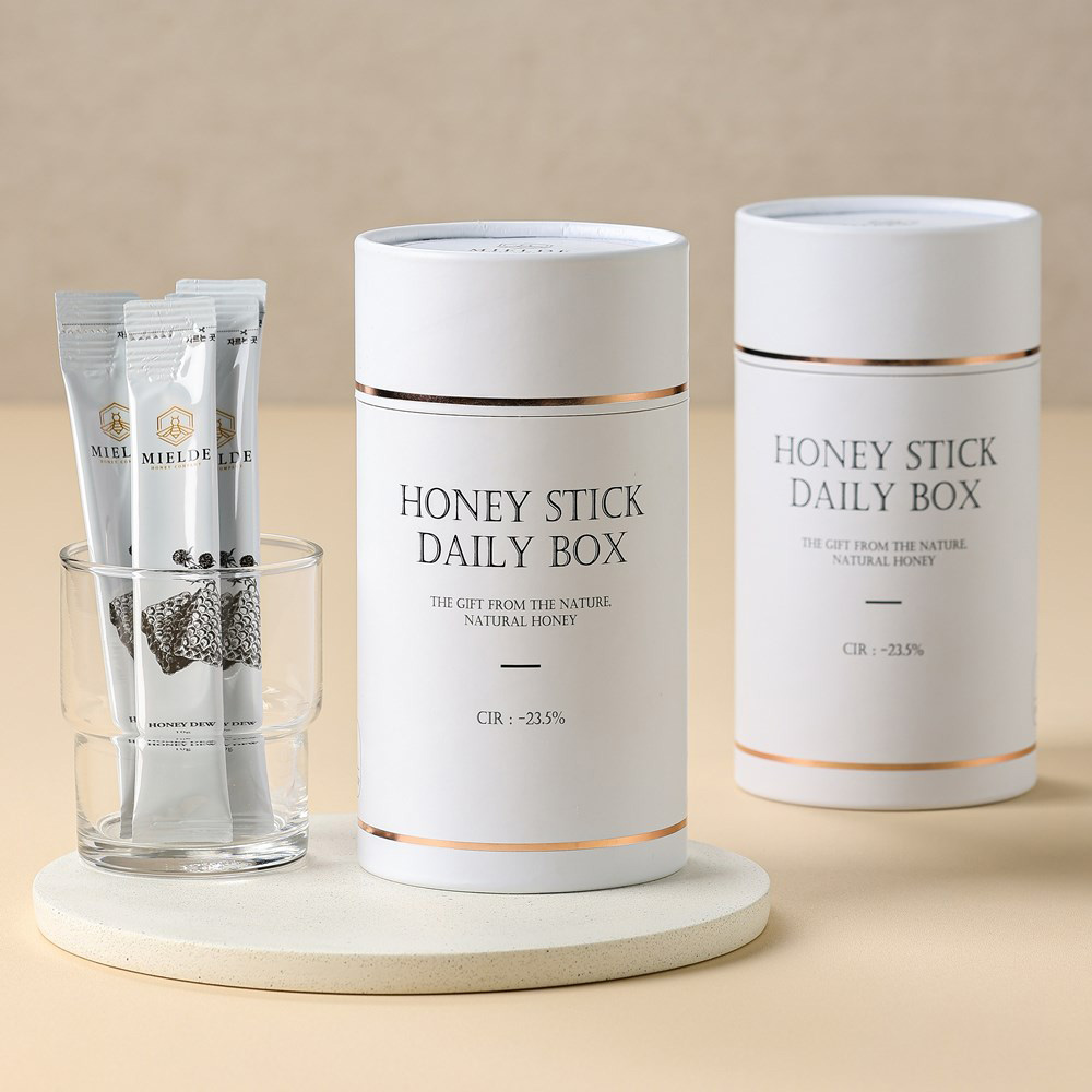 [성분 안정성 검사통과] 미엘드 국산 천연벌꿀 허니스틱 데일리박스 10g x 30포 (아카시아꿀/야생화꿀 택1)