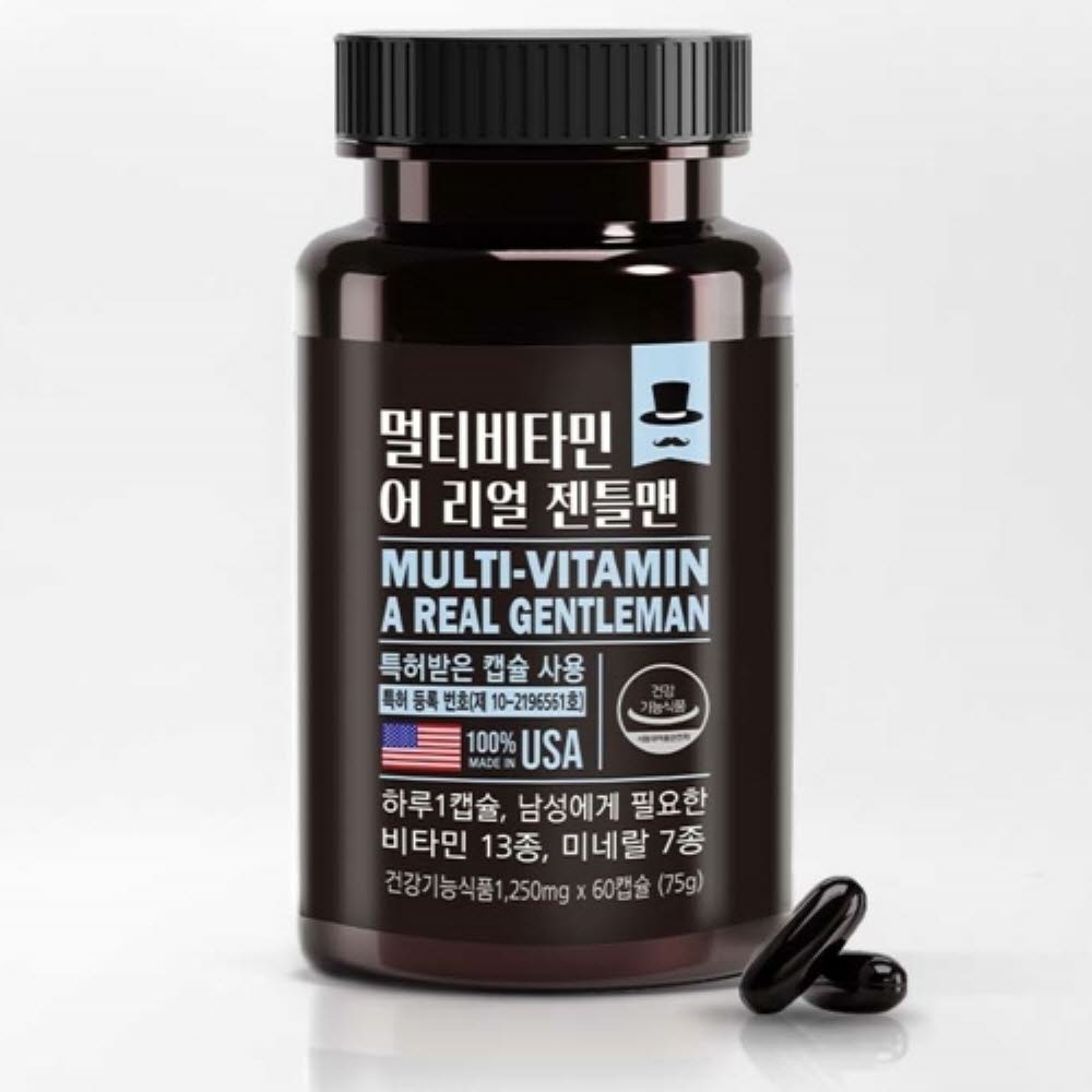 동신헬스케어 멀티비타민 어 리얼 젠틀맨 1250mg x 60캡슐