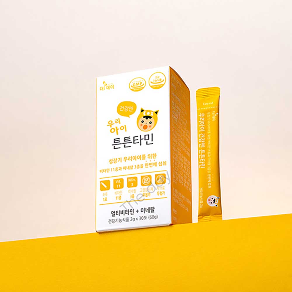 [더데이] 우리아이 건강엔 튼튼타민 2g*1박스(30포)