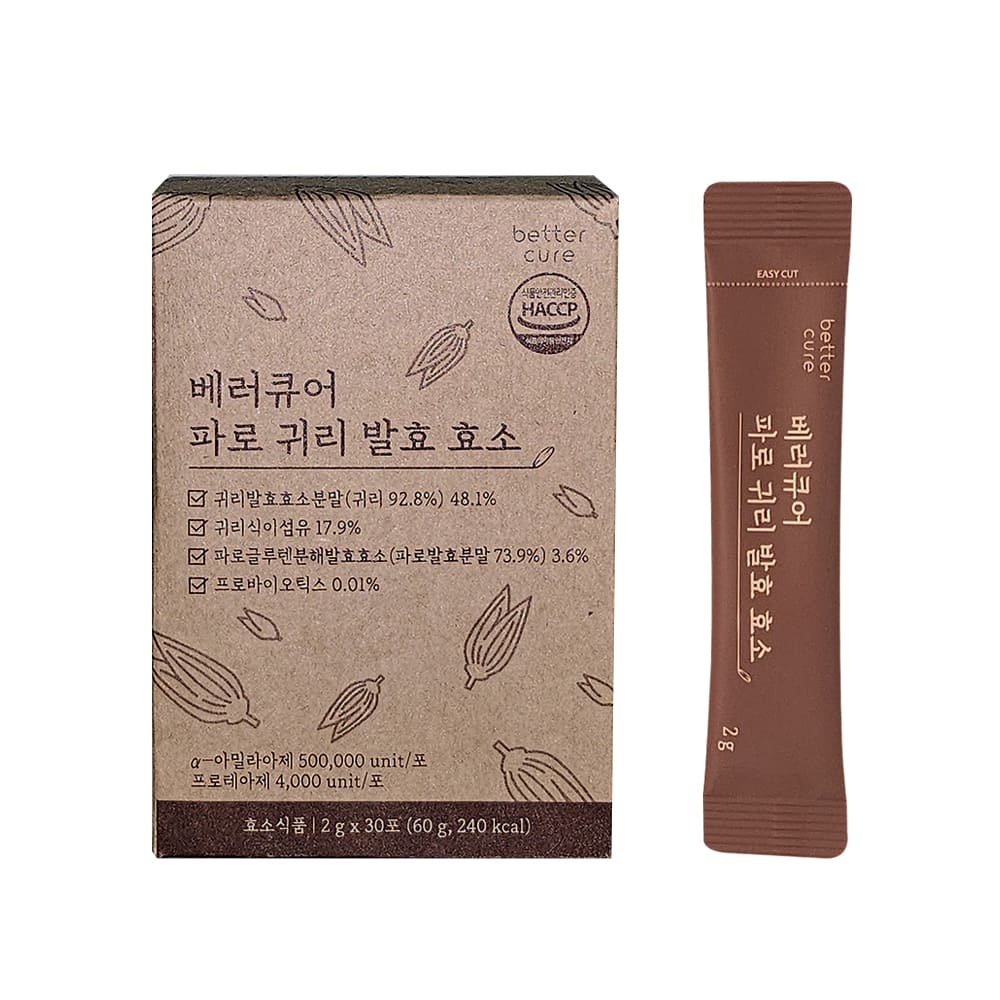 베러큐어 파로 귀리 발효 효소 2g 30포