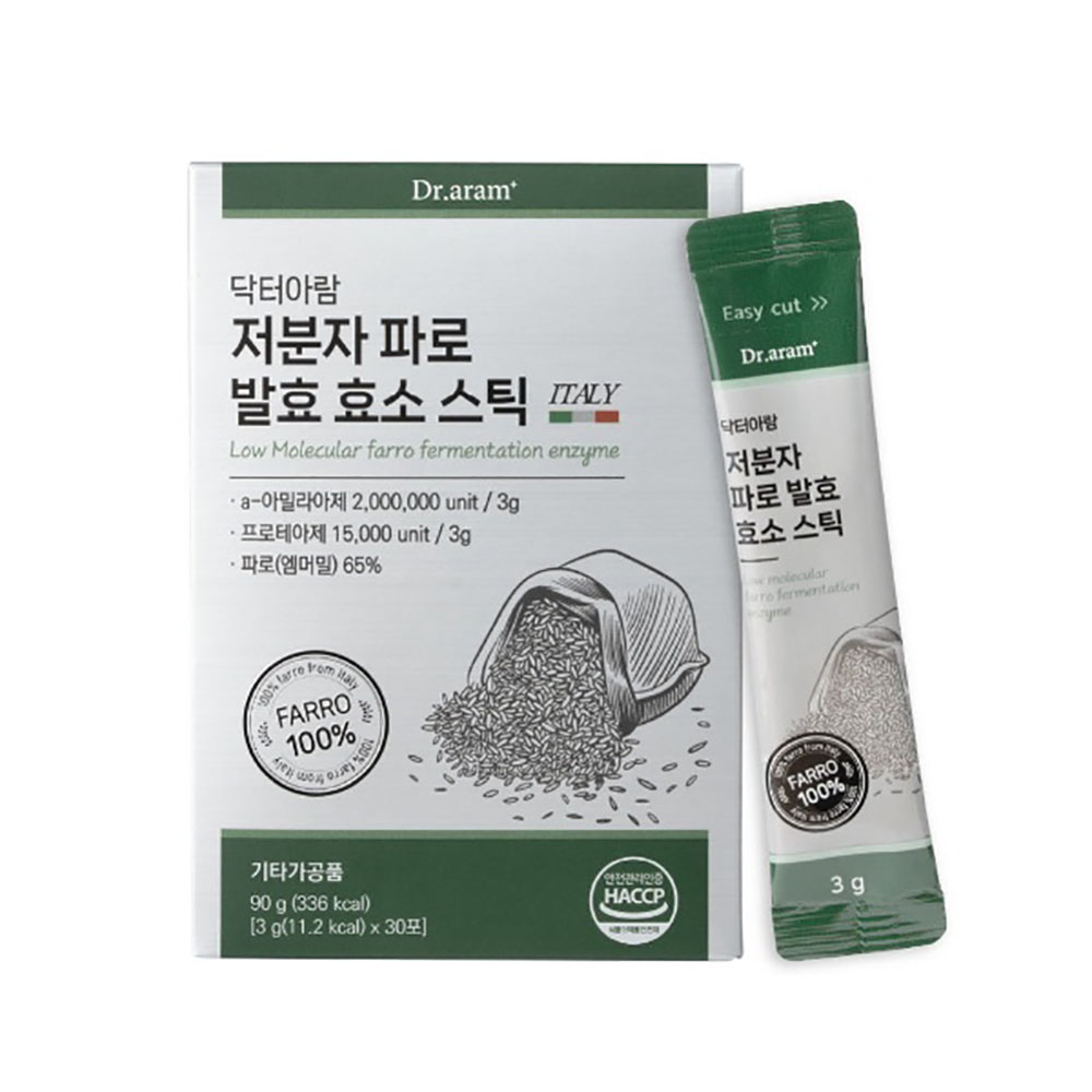 [닥터아람] 저분자 파로 발효 효소 스틱 3g x 30포