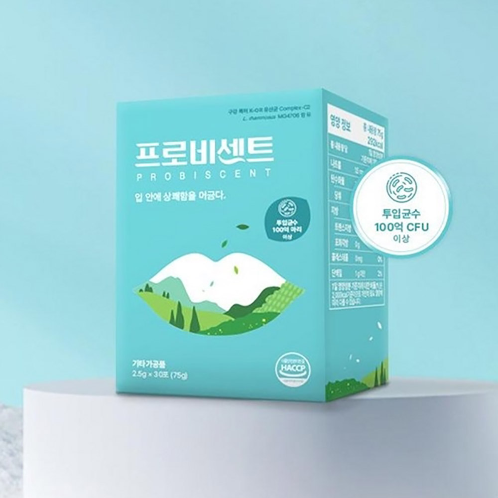 프로비센트 특허 구강유산균 2.5x30포 1박스