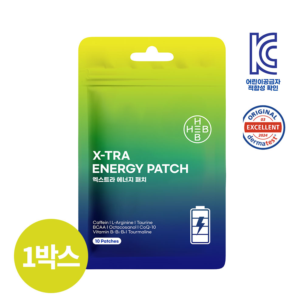 HEB 햅 엑스트라 에너지 패치 10개입 1박스