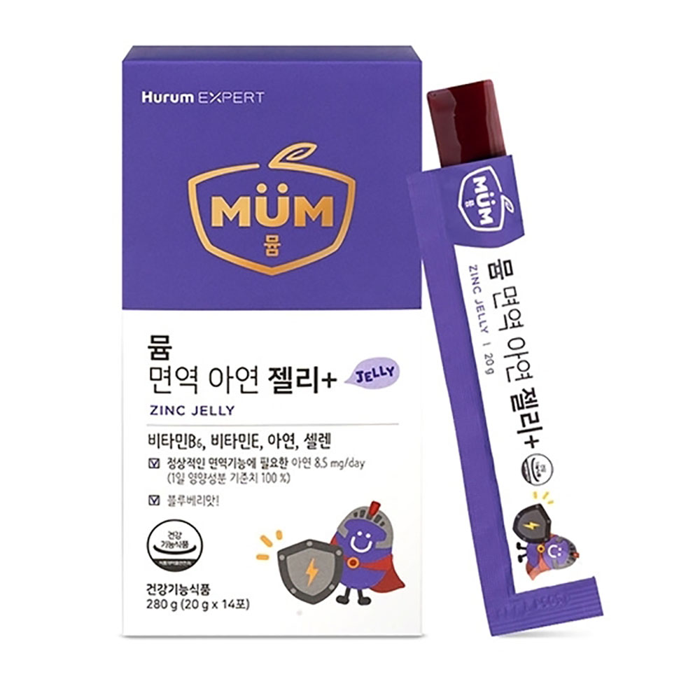 [휴럼] 뮴 면역 아연젤리+ 20g*14포