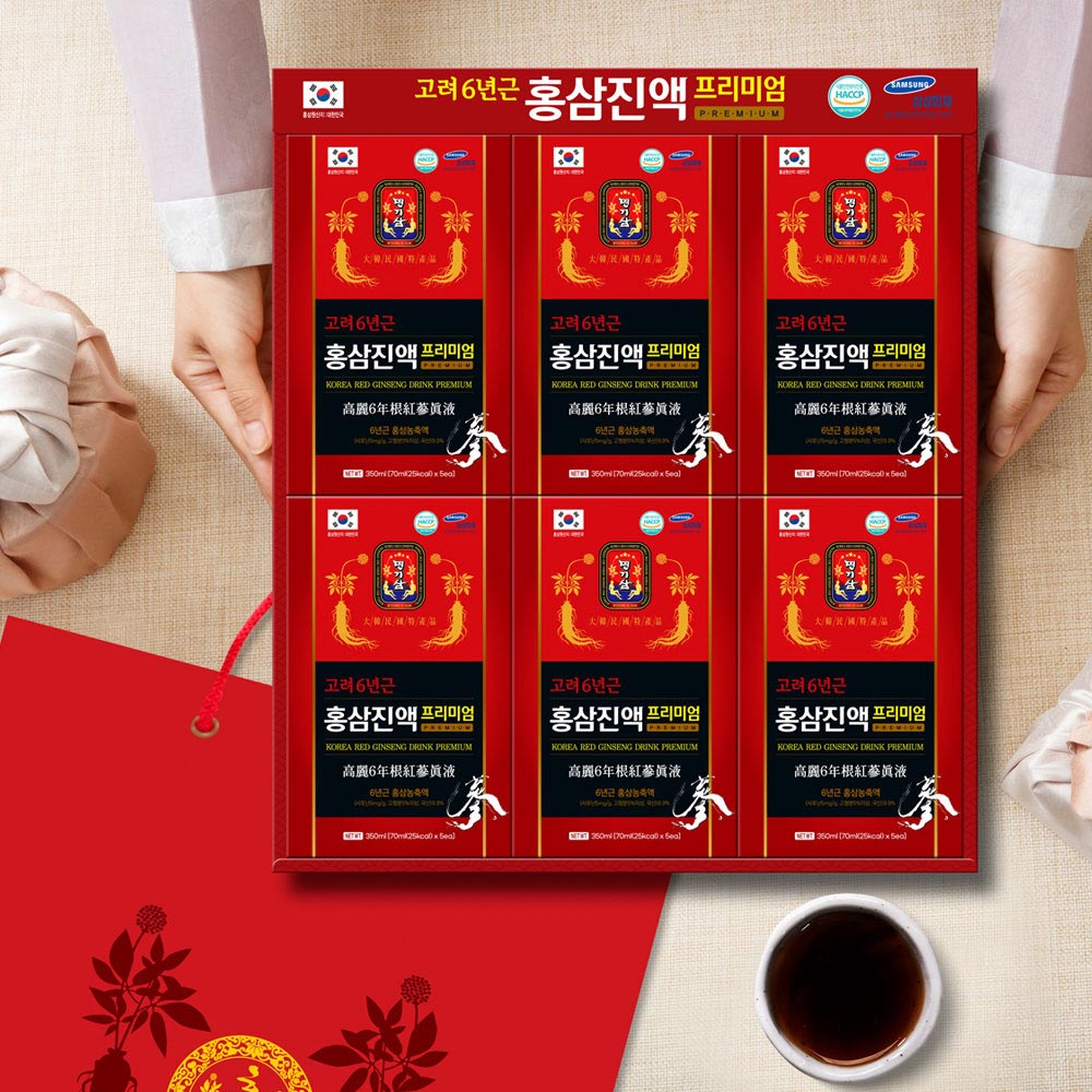 명기삼 고려6년근홍삼진액프리미엄 2,100ml (70ml* 30포)