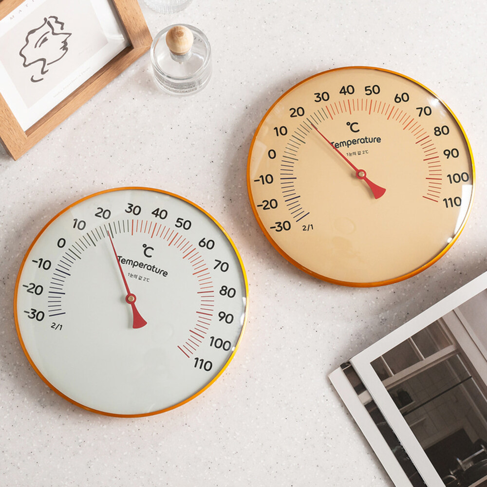 국산 플라이토 히트원 아날로그 온도계 20cm