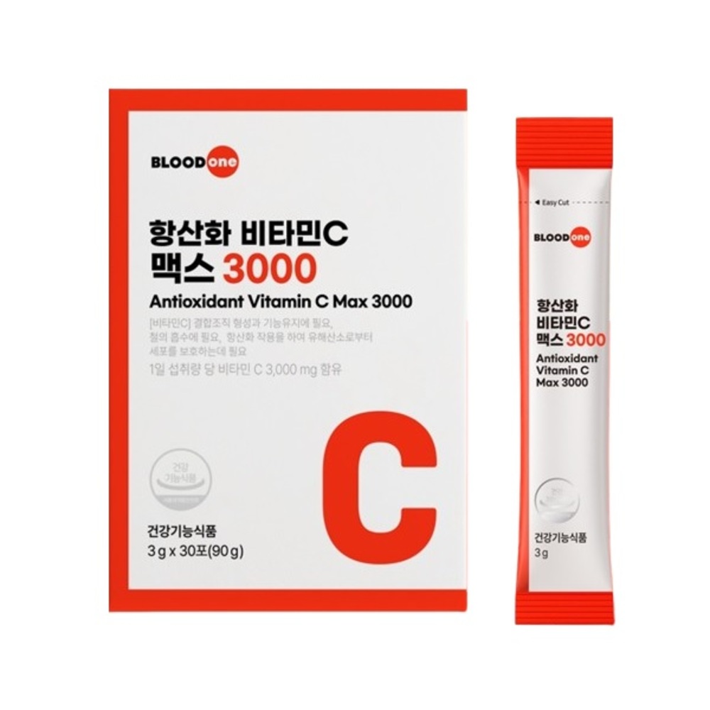 [블러드원] 항산화 비타민C 3g*30포 x2개 총 60포