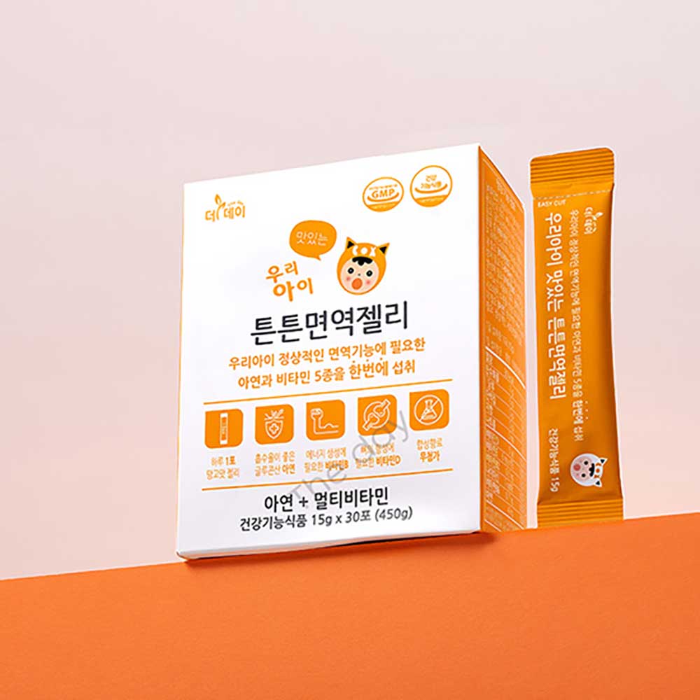 [더데이] 우리아이 맛있는 튼튼면역젤리 15g*1박스(30포) TDY_immunity
