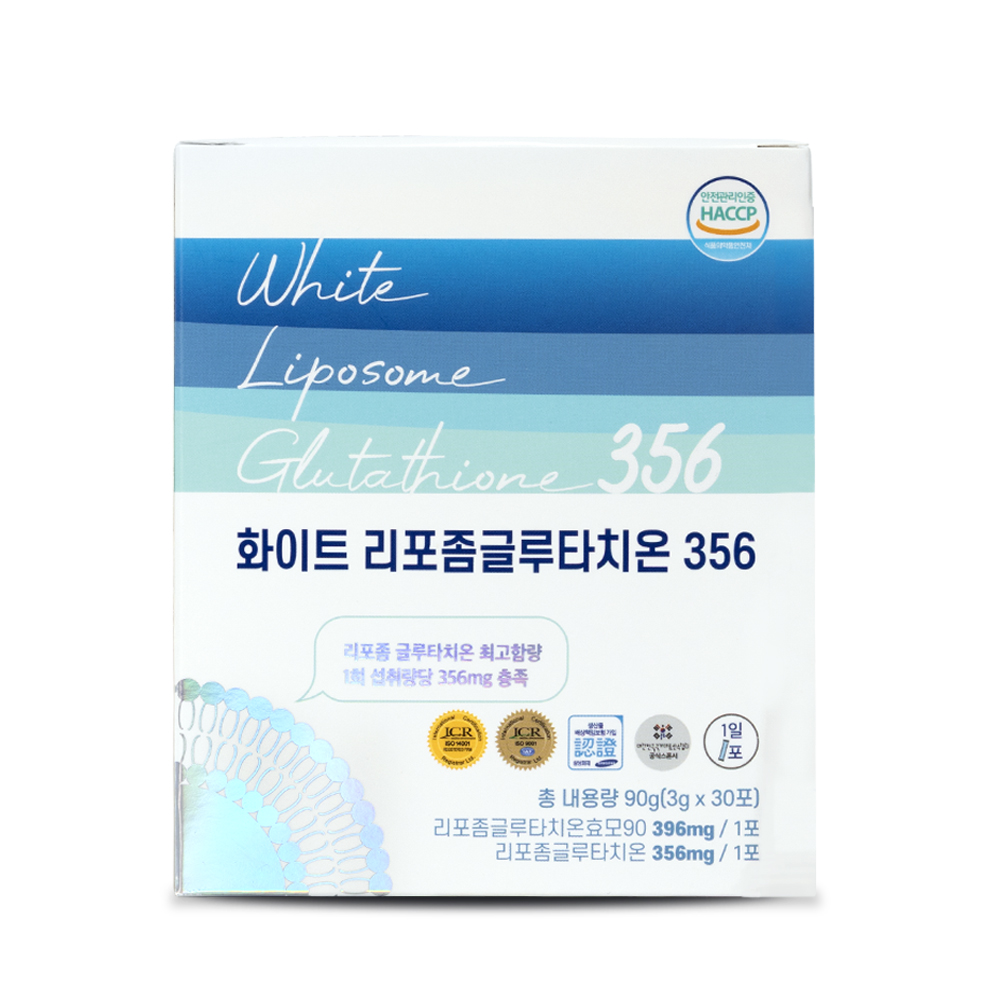 [백세식품] 화이트 리포좀 글루타치온 3g x 30포 1개 연예인 건강 루틴 피부·간·면역 커버되는 글루타치온