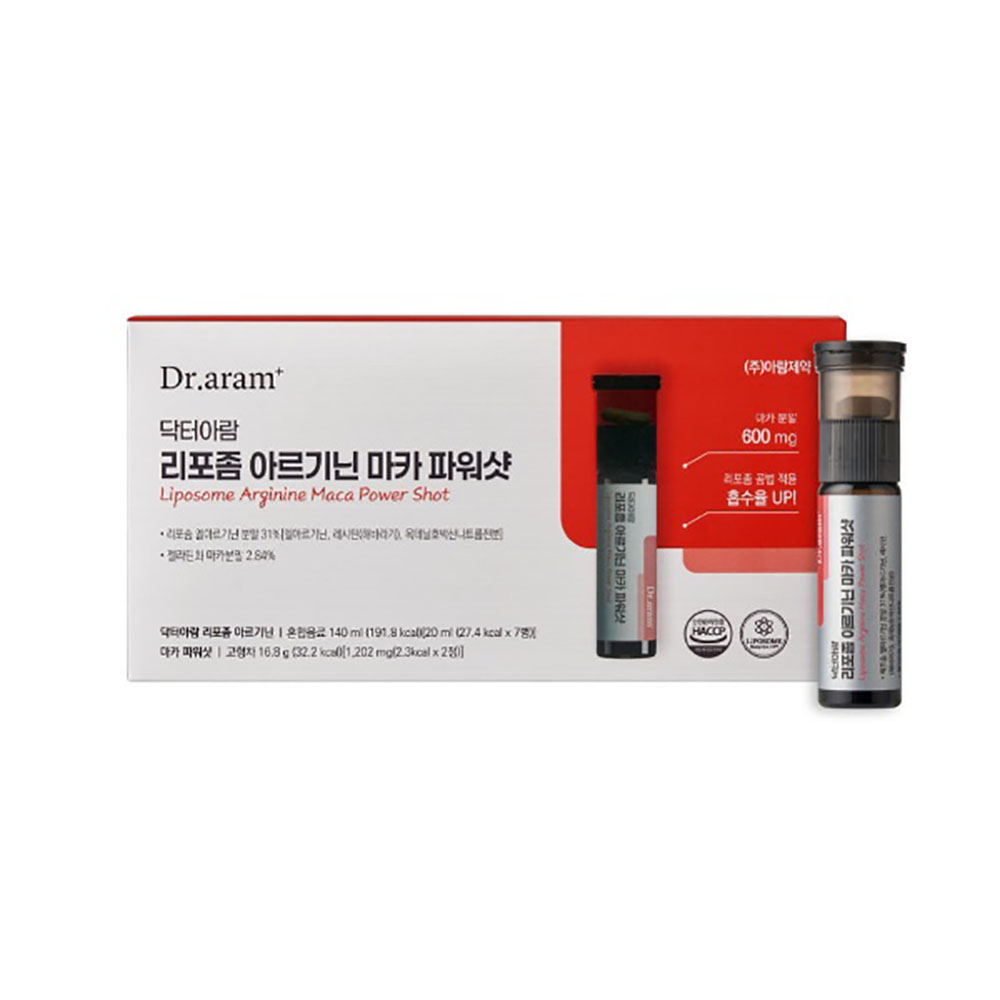 [닥터아람] 리포좀 아르기닌 마카 파워샷 이중제형 7병
