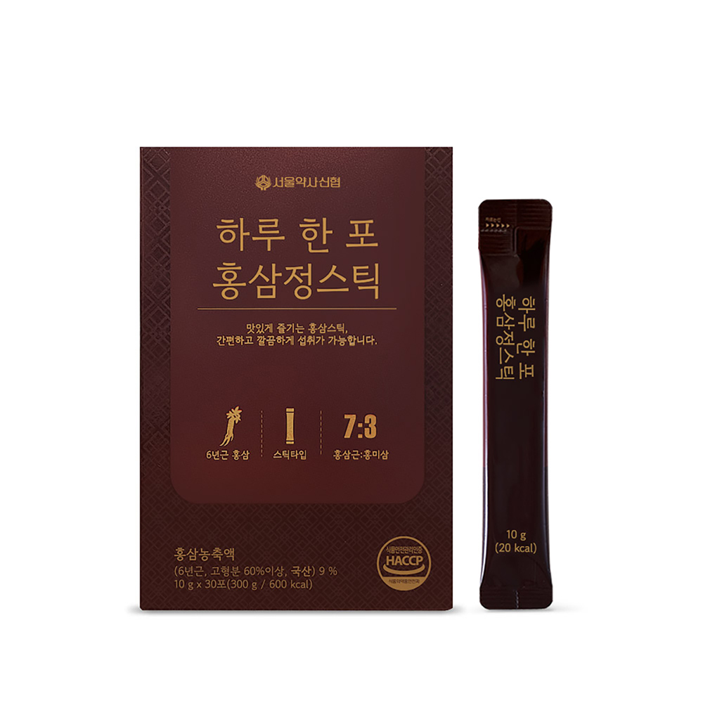 서울약사신협 하루 한 포 홍삼정스틱 10g x 30포