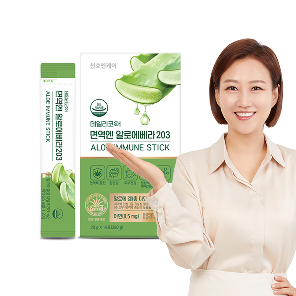 [천호엔케어] 데일리코어 면역엔 알로에베라203 (20gx14포)