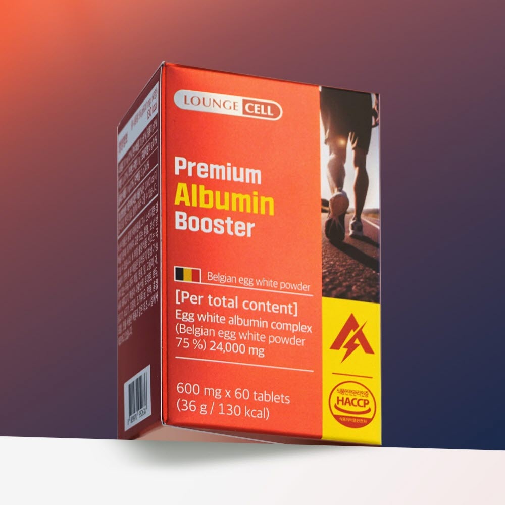 [라운지셀] 프리미엄 알부민 부스터 (600mg*60정)