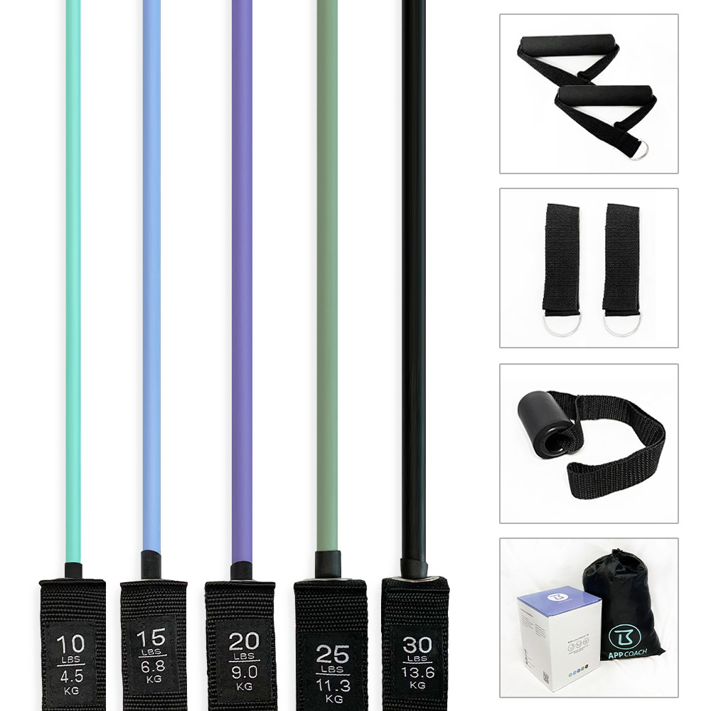 비핏 근력전신운동 TPE튜빙밴드 가성비 풀세트